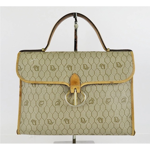 Dior Beige and Tan Shoulder Bag - Picture 2 of 16